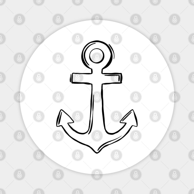 Anchor Sketch Magnet by HHT